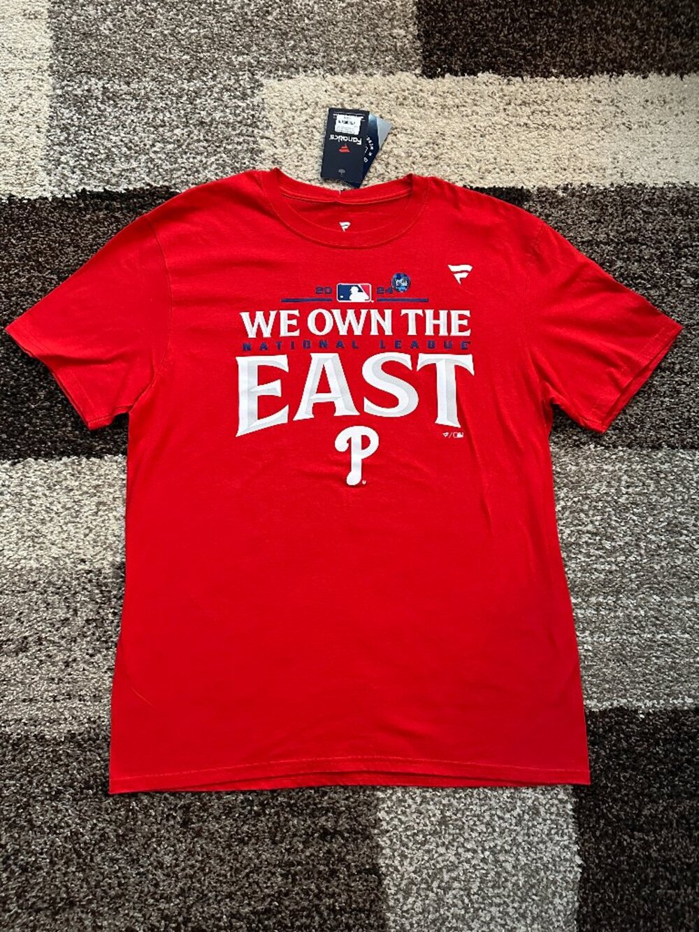 FANATICS (L) Phillies We Own The East Division Champions 2024 Red Postseason MLB